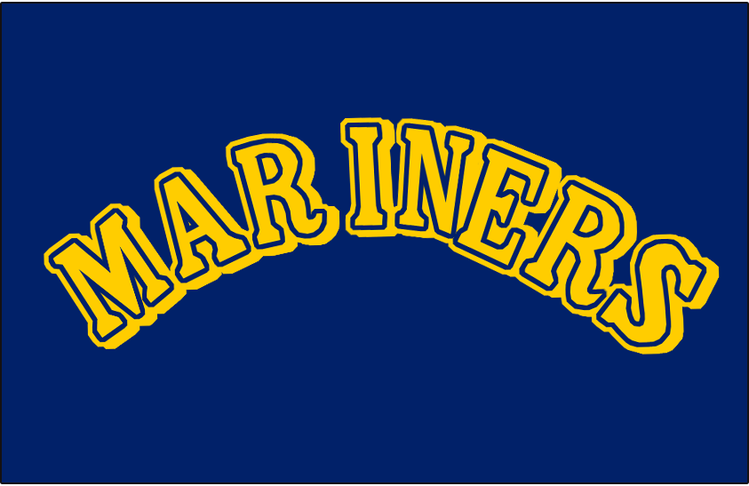Seattle Mariners 1989-1992 Batting Practice Logo t shirts DIY iron ons
